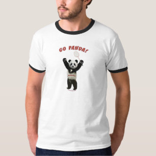 Go Panda Badminton T-Shirt