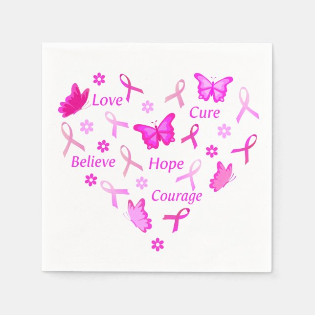 Go Pink Napkin (Front)