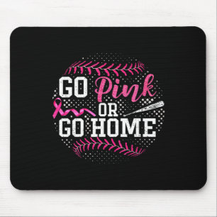 Go Pink Or Go Home Breast Cancer Softll Mouse Pad