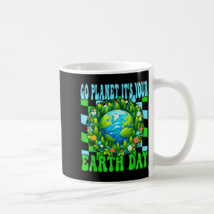 Go planet earth day cute earth nature lovers coffee mug