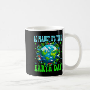 Go planet earth day cute earth nature lovers tank coffee mug