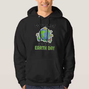 Go Planet Its Your Earth Day 2022 Conservation Tea Hoodie