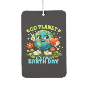 Go Planet It's Your Earth Day green Car Air Freshener