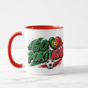 GO PORTUGAL Fan Portuguese Pride Foot Mug