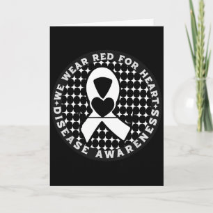 Go Red - American Heart Health Month Awareness In Card