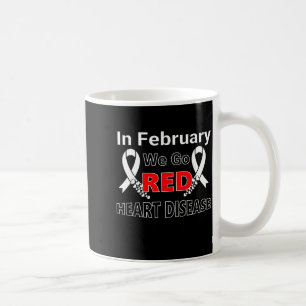 Go Red - American Heart Health Month Awareness In  Coffee Mug