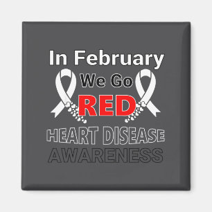 Go Red - American Heart Health Month Awareness In Magnet