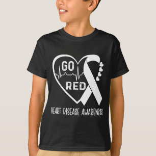 Go Red - February American Heart Health Month Awar T-Shirt