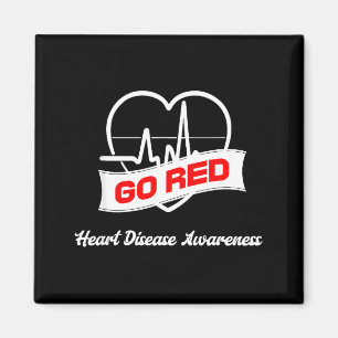 Go Red For Heart Disease Awareness Chd _1 Magnet