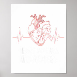 Go Red For Heart Disease Awareness - Chd Support & Poster