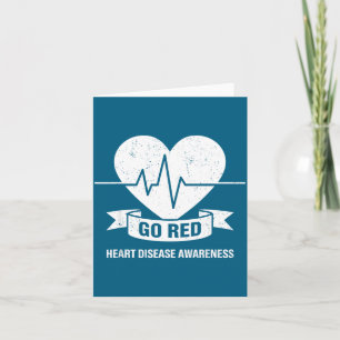 Go Red For Women American Chd Heart Disease Month Card