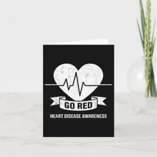 Go Red For Women American Chd Heart Disease Month  Card