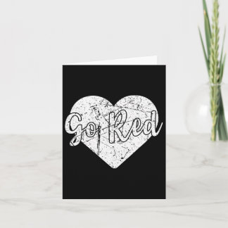 Go Red For Women American Heart Disease Month Awar Card