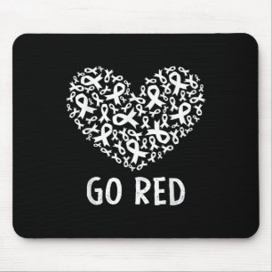 Go Red For Women American Heart Disease Month Awar Mouse Pad
