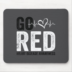 Go Red For Women American Heart Disease Month Awar Mouse Pad