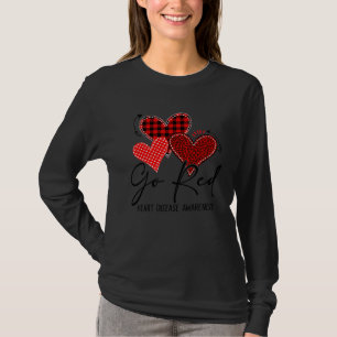 Go Red For Womens Heart Disease Awareness Month Le T-Shirt