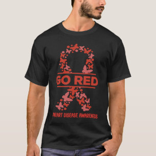 Go Red For Womens Heart Disease Awareness Wear Red T-Shirt
