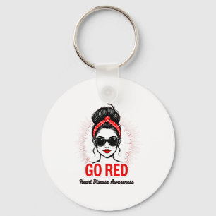 Go Red Heart Disease Awareness Month _1 Key Ring