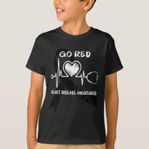 Go Red Heart Disease Awareness Month T-Shirt