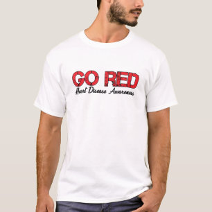 Go Red Heart Disease Awareness We Wear Red In Febr T-Shirt