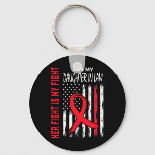 Go Red Her Fight Daughter In Law Heart Disease Us Key Ring