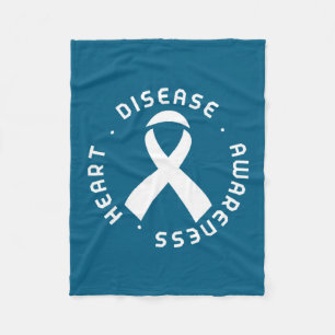 Go Red In February Heart Disease Awareness Health  Fleece Blanket