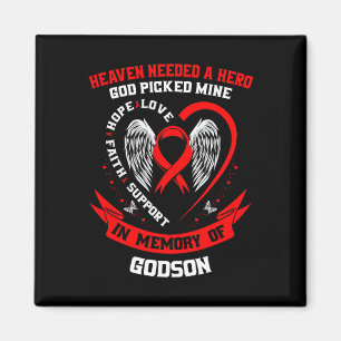 Go Red In Memory Of My Godson Heart Disease Awaren Magnet