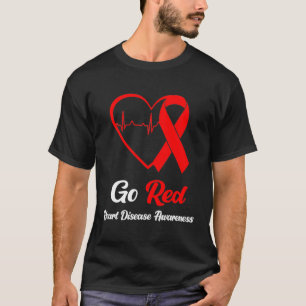 Go Red National Heart Disease Awareness Month T-Shirt