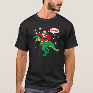 Go Rex Funny Cute Dinosaur Boy Christmas Gift T-Shirt