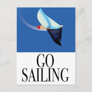 Go Sailing Postcard