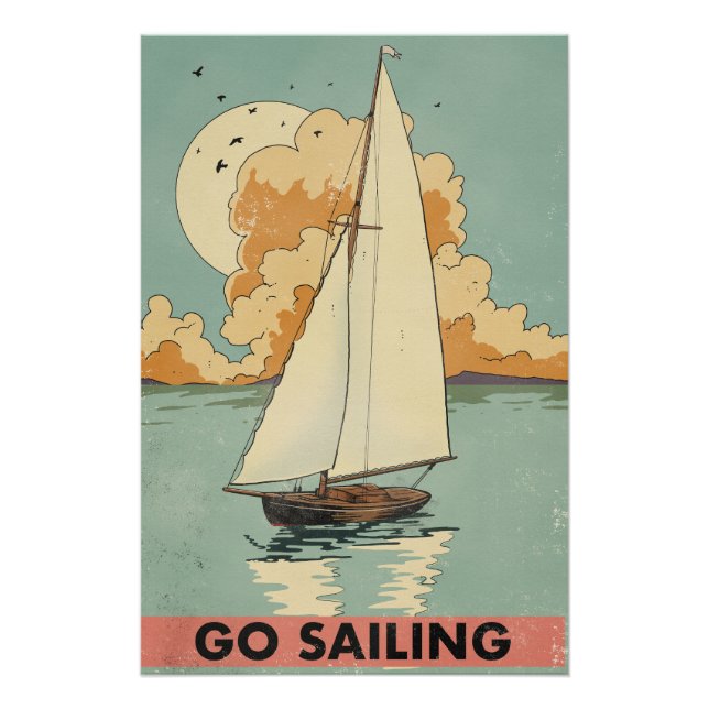 Go Sailing Poster (Front)