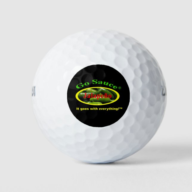 Go Sauce Golf Balls (Front)