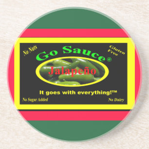 Go Sauce soft coaster
