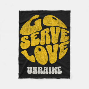 Go Serve Love Ukraine Mission Trip Team  Fleece Blanket