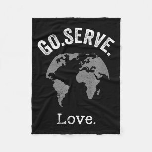 Go Serve Love World Mission Trip Difference Maker Fleece Blanket