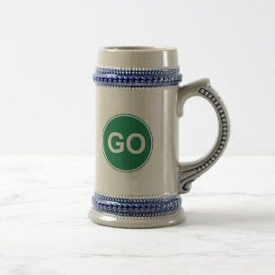 GO Sign Beer Stein