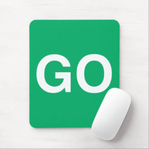 Go Sign Mouse Pad