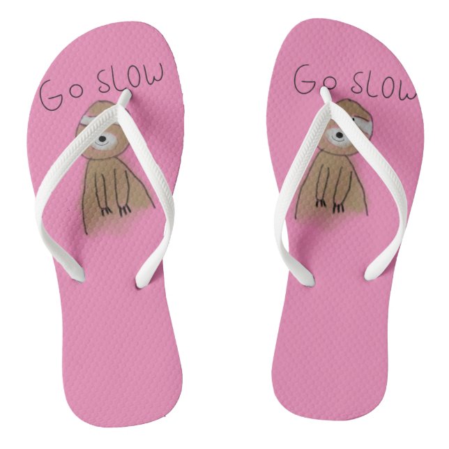 go slow sloth jandals (Footbed)