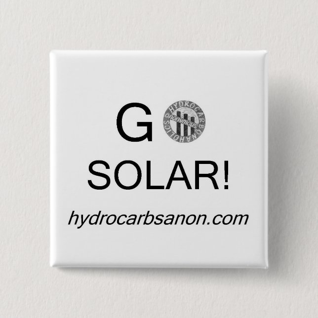 Go Solar! Button (Front)
