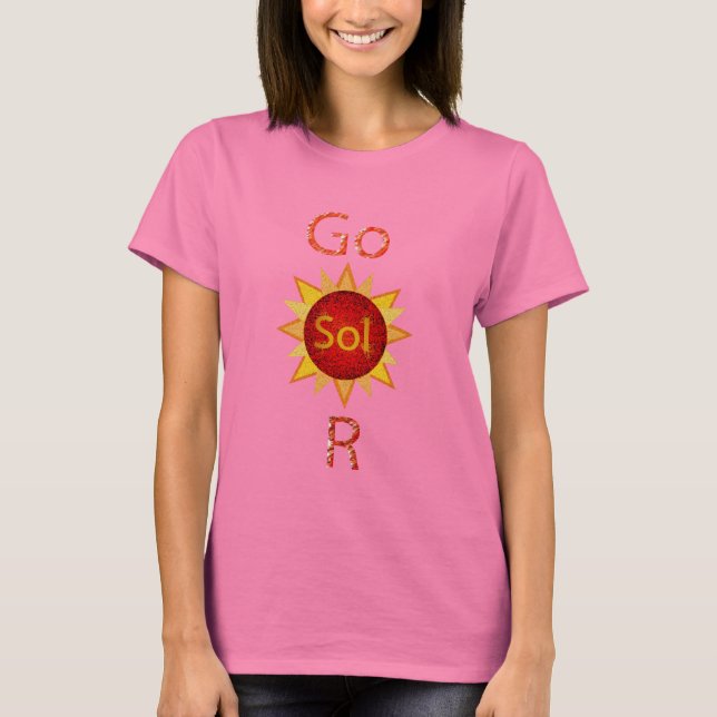 Go Solar T-Shirt (Front)