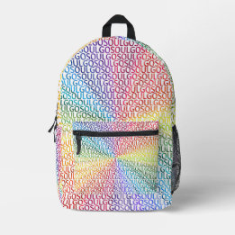Go Soul Printed Backpack