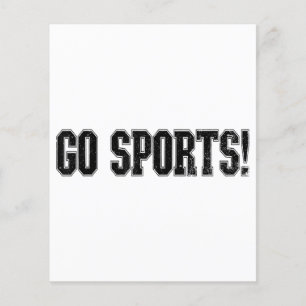 Go Sports! Funny Vintage Sports Sport Fan Go Sport