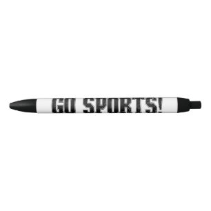 Go Sports! Funny Vintage Sports Sport Fan Go Sport Black Ink Pen