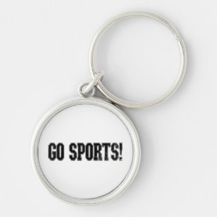 Go Sports! Funny Vintage Sports Sport Fan Go Sport Key Ring