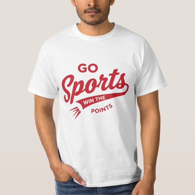 Go Sports Win the Points T-Shirt (Front)