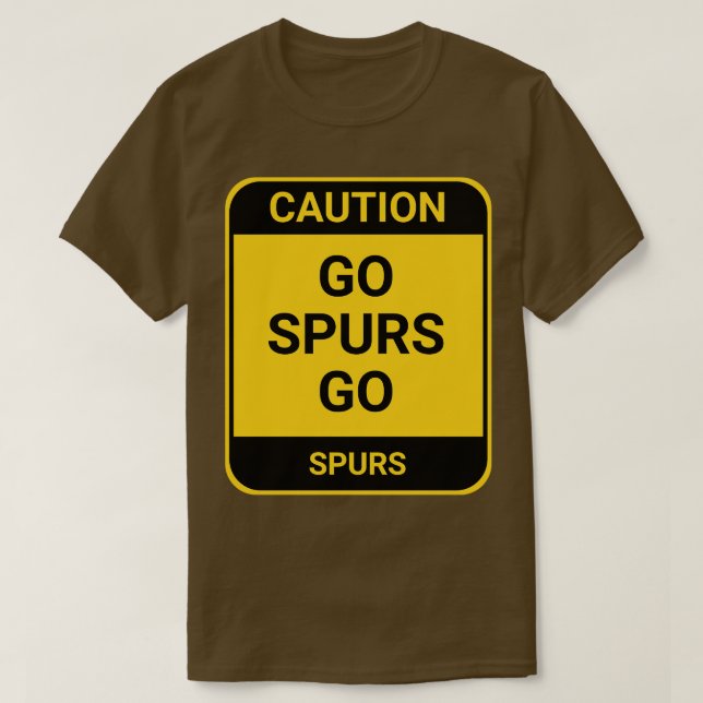 GO SPURS GO T-Shirt (Design Front)