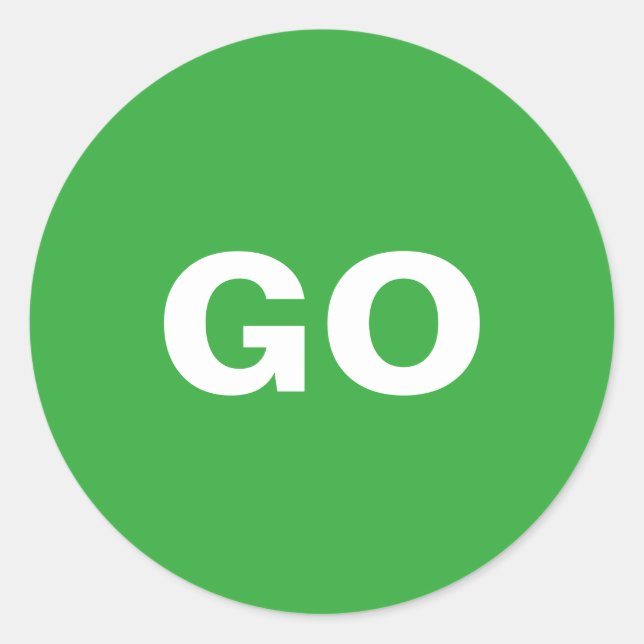 Go Sticker (Front)