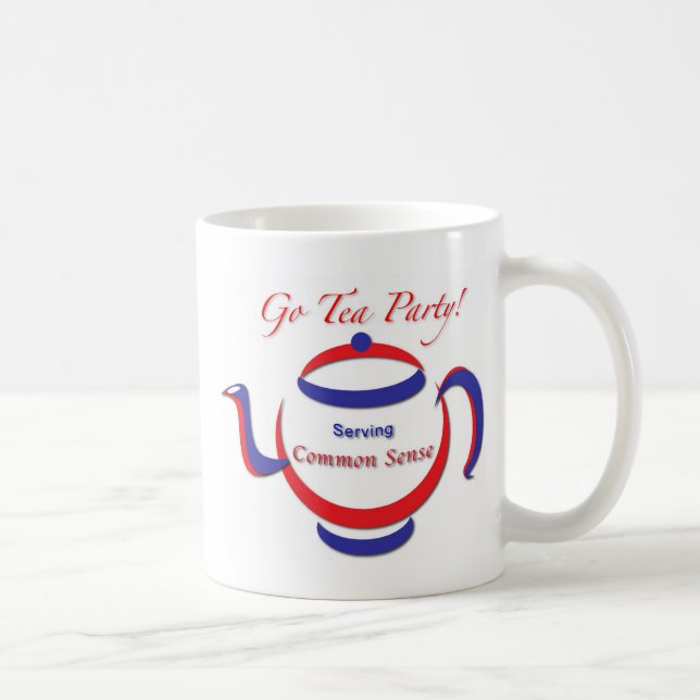 Go Tea Party! Mug (Right)