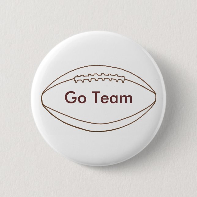 Go Team football Outline buttons (Front)