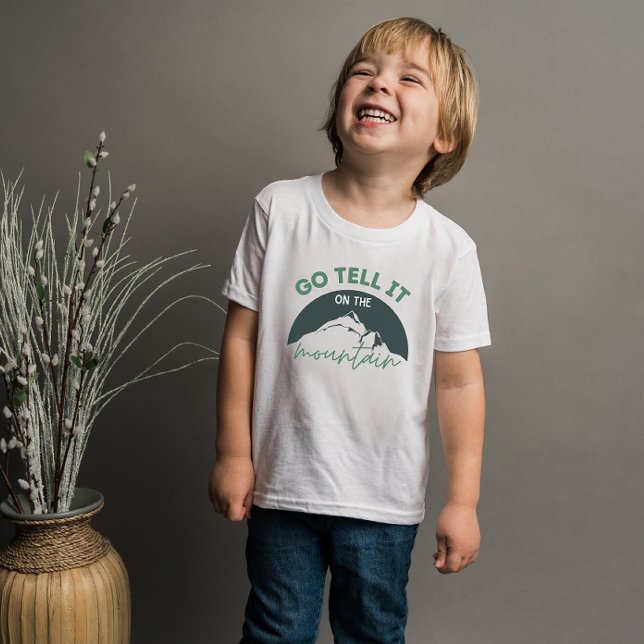 Go Tell It On The Mountain Christian Kid's Shirt (Creator Uploaded)